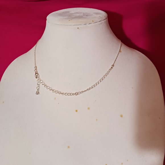 Vintage Sterling Silver Plated Fringe Tassel Necklace - Picture 5 of 8